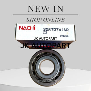 ลูกปืนเกียร์ ISUZU NPR NQR 30RT07A1NRC3 ยี่ห้อ NACHI แท้ๆ ขนาด (30x75x20) ลูกปืนเม็ดหมอนมีแหวนล็อค/EGNHP