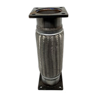 WPR Exhaust Pipe, 4x15 Inch, 3-Layer, No Inner Braid