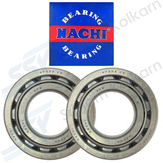 NACHI ลูกปืนเม็ดหมอน NF208C3(2 ตับ)