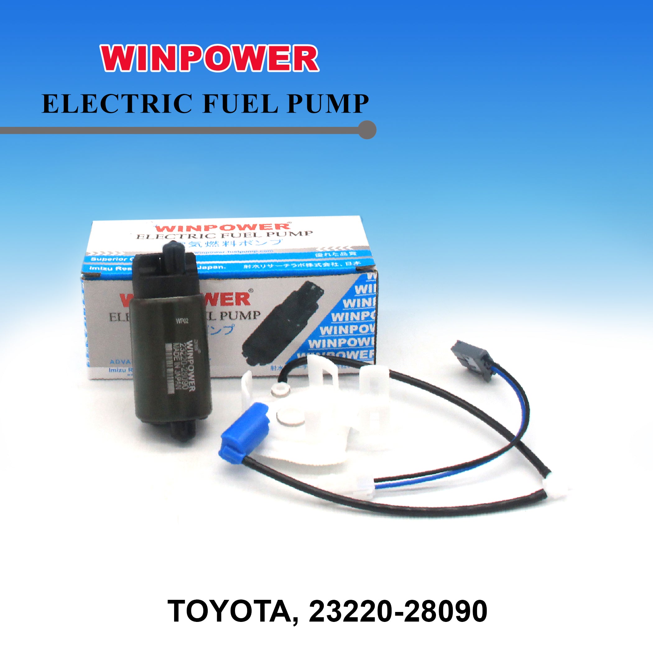 In-Tank Fuel Pump, WINPOWER, 23220-28090, WF-3826 (000882)