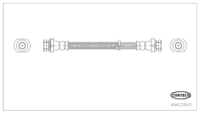 สายเบรค CORTECO OEM 462104EA0C หมายเลขสินค้า 4 9 4 2 3 8 6 3, NISSAN (119378)