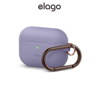 elago Original Case Compatible with AirPods Pro - Protective Silicone Cover with Keychain, Precise Cutout, Supports Wireless Charging