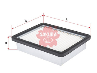ไส้กรองอากาศ(ไส้กรอง) SAKURA, V9112-M003, A-1017, MITSUBISHI (124928)