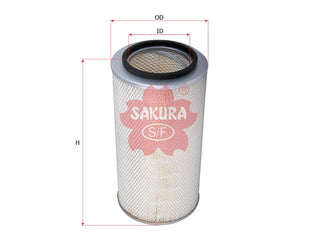 ไส้กรองอากาศ(ไส้กรอง) SAKURA, AY120-MT507, A-1026, FUSO (124882)