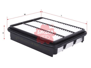 SAKURA,, Air Filter (Element), MB906051, A-1046, MAZDA