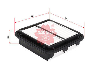 SAKURA,, Air Filter (Element), V9112-D014, A-1191, DAIHATSU