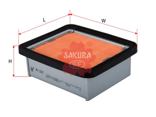 ไส้กรองอากาศ(ไส้กรอง) SAKURA, V9112-D002, A-1207, DAIHATSU (126879)