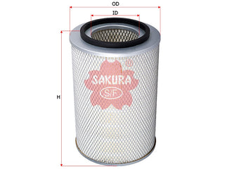 SAKURA,, Air Filter (Element), S1780-12850., A-1311, HINO