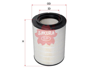 SAKURA,, Air Filter (Element), S1780-12960, A-1317, HINO