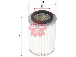 ไส้กรองอากาศ(ไส้กรอง) SAKURA, 13780-77300, A-1404, SUZUKI (123908)