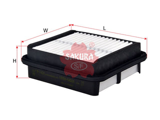 ไส้กรองอากาศ(ไส้), SAKURA, AY120-SU009, A-1420, SUZUKI (123890)