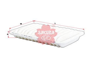 ไส้กรองอากาศ(ไส้) SAKURA, V9112-S011, A-14440, SUZUKI (123334)
