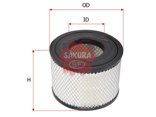 กรองอากาศ(ธาตุ) SAKURA, 8-97944570-0, A-1515, ISUZU (125704)