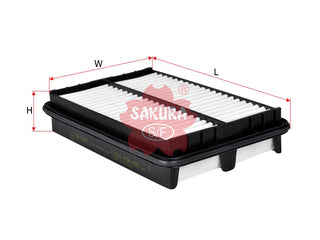 กรองอากาศ(ไส้กรอง) SAKURA, V9112-H030, A-1649, HONDA (126226)