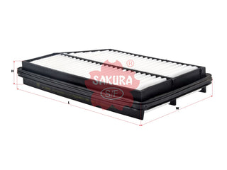 ไส้กรองอากาศ(ไส้กรอง) SAKURA, 17220-PGK-A01, A-16980, HONDA (126229)