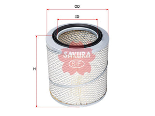 ไส้กรองอากาศ(ไส้กรอง) SAKURA, V9112-E212, A-1711, FORD (126713)
