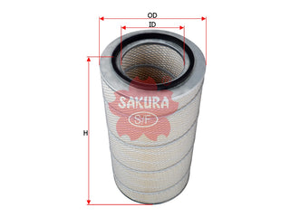 ไส้กรองอากาศ(Element), SAKURA, ME058741, A-1828, XCMG (123008)