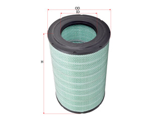 ไส้กรองอากาศ(ไส้), SAKURA, 5001865723, A-25410, RENAULT TRUCKS(RVI) (123434)