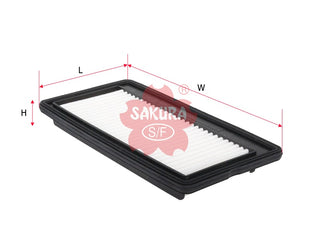 ไส้กรองอากาศ(ไส้กรอง) SAKURA, 28113-02510, A-2808, HYUNDAI (125821)