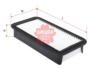 ไส้กรองอากาศ(ธาตุ) SAKURA, 28113-1G100, A-2845, KIA (125973)