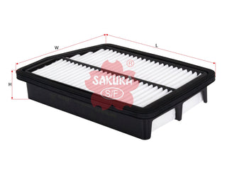 SAKURA,, Air Filter (Element), 96263897, A-2921, CHEVROLET
