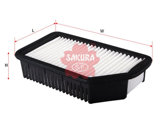 ไส้กรองอากาศ(ไส้กรอง) SAKURA, 28113-1W000, A-29390, KIA (126051)
