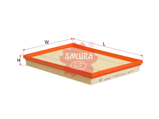 SAKURA,, Air Filter (Element), 13 71 7 548 888, A-30150, BMW