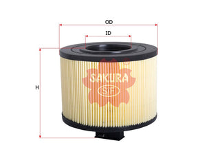 SAKURA,, Air Filter (Element), 13 71 7 536 006, A-30160, BMW