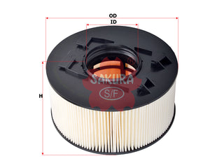 SAKURA,, Air Filter (Element), 13 71 7 503 141, A-30230, BMW