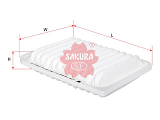 ไส้กรองอากาศ(ไส้กรอง) SAKURA, V9112-0032, A-3301, TOYOTA (123772)