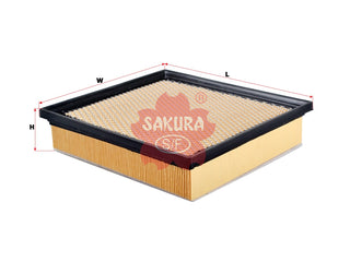 ไส้กรองอากาศ(ไส้กรอง) SAKURA, 17801-31160, A-33450, TOYOTA (124091)