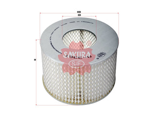 SAKURA,, Air Filter (Element), 17801-56020, A-3361, TOYOTA