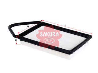 ไส้กรองอากาศ(ธาตุ) SAKURA, 17801-0Y020, A-33720, TOYOTA (124294)