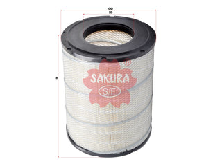 ไส้กรองอากาศ(ไส้), SAKURA, 6I-2503, A-5558M, KOMATSU (126446)