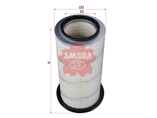 ไส้กรองอากาศ(ไส้กรอง) SAKURA, 2474-9053A, A-5639, KOMATSU (124884)