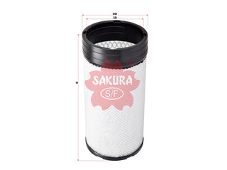 ไส้กรองอากาศ(ไส้กรอง) SAKURA, ME405308, A-58340, MITSUBISHI (124971)