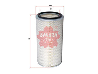 ไส้กรองอากาศ(ไส้กรอง) SAKURA, 16546-99200, A-6106, NISSAN (125072)