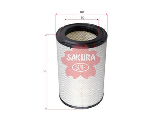 กรองอากาศ(ไส้), SAKURA, AY120-UD503, A-6115, UD TRUCKS (123713)