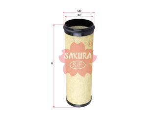 ไส้กรองอากาศ(ไส้กรอง) SAKURA, 5821000, A-6224, INGERSOLL RAND (123043)