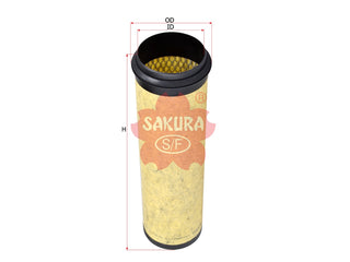ไส้กรองอากาศ(ไส้กรอง) SAKURA, 1920723.0003, A-6302, KOMATSU (123082)