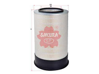 ไส้กรองอากาศ(ไส้กรอง) SAKURA, 36867786, A-6906, INGERSOLL RAND (127097)