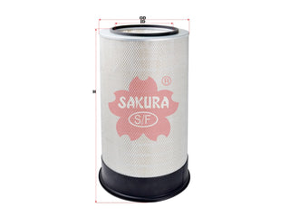SAKURA,, Air Filter (Element), 36864361, A-6907, DOOSAN