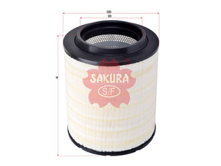 ไส้กรองอากาศ(ไส้กรอง) SAKURA, 21243188, A-71400, VOLVO (123445)