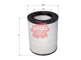 ไส้กรองอากาศ(ธาตุ) SAKURA, 8076195, A-71510, VOLVO (123370)