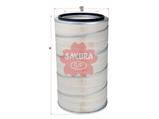 SAKURA,, Air Filter (Element), 57MD33, A-7202, PETERBILT