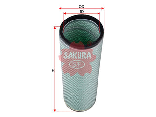 ไส้กรองอากาศ(ไส้กรอง) SAKURA, AY120-SZ508, A-7967, CATERPILLAR (125134)