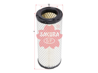 ไส้กรองอากาศ(ไส้กรอง) SAKURA, 730403000157, A-8513, HITACHI (125493)
