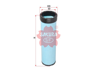 ไส้กรองอากาศ(ไส้กรอง) SAKURA, 206-5235, A-8670, CATERPILLAR (123193)