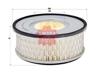 ไส้กรองอากาศ(ไส้กรอง) SAKURA, 11420-11180, A-88130, KUBOTA (126552)