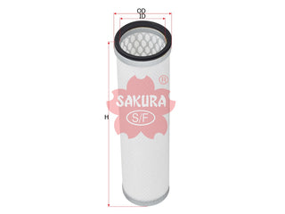 ไส้กรองอากาศ(ไส้กรอง) SAKURA, 16271-11080, A-88180, KUBOTA (126547)